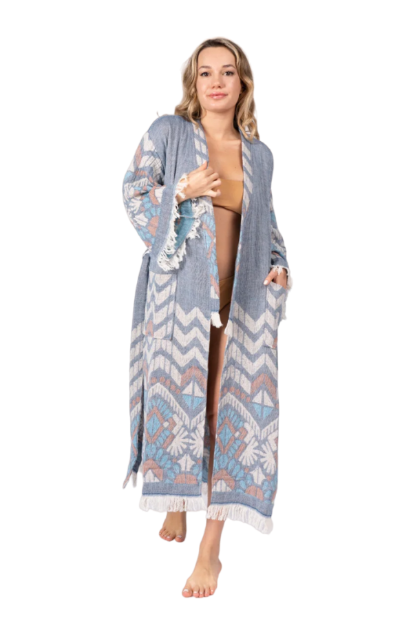 Kerra Cotton Bath Robe, Nightwear, Dressing Gown