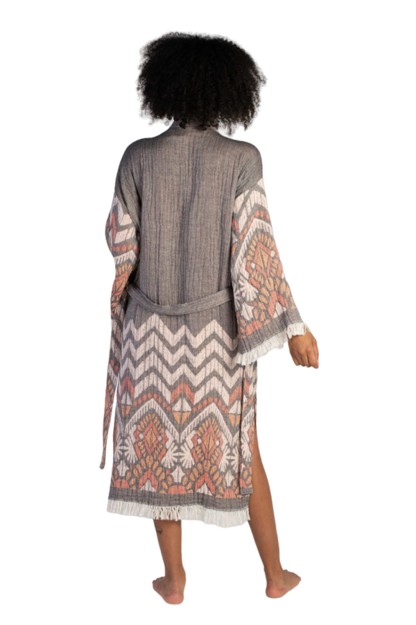 Kerra Cotton Bath Robe, Nightwear, Dressing Gown - Image 3