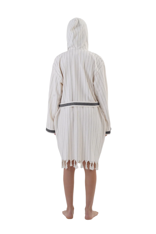 Marmaris Hooded Cotton Bath Robe, Nightwear, Dressing Gown - Image 2