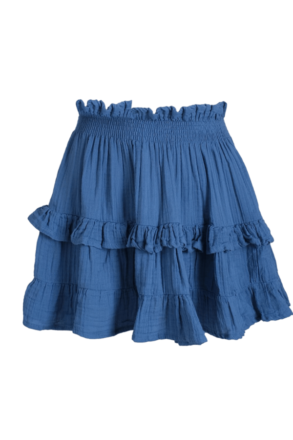 Muslin Skirt - Blue - Image 6