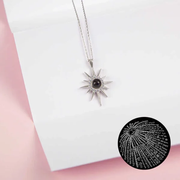 Multilingual Love Pendant – 100 Languages ‘I Love You’ Women’s Necklace