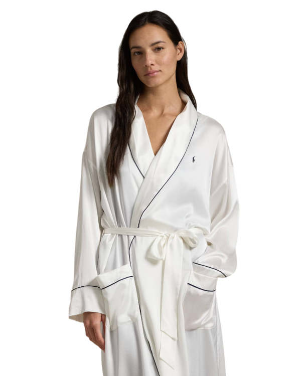 Ralph Lauren Stretch Silk Bath Robe