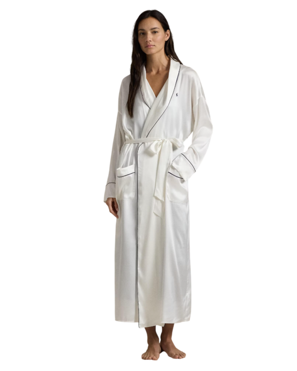 Ralph Lauren Stretch Silk Bath Robe - Image 3